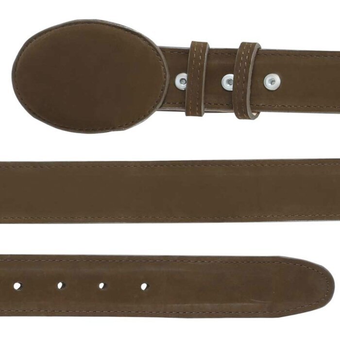 Cinto Vaquero Piel Nobuck El General 41104 Color Camel