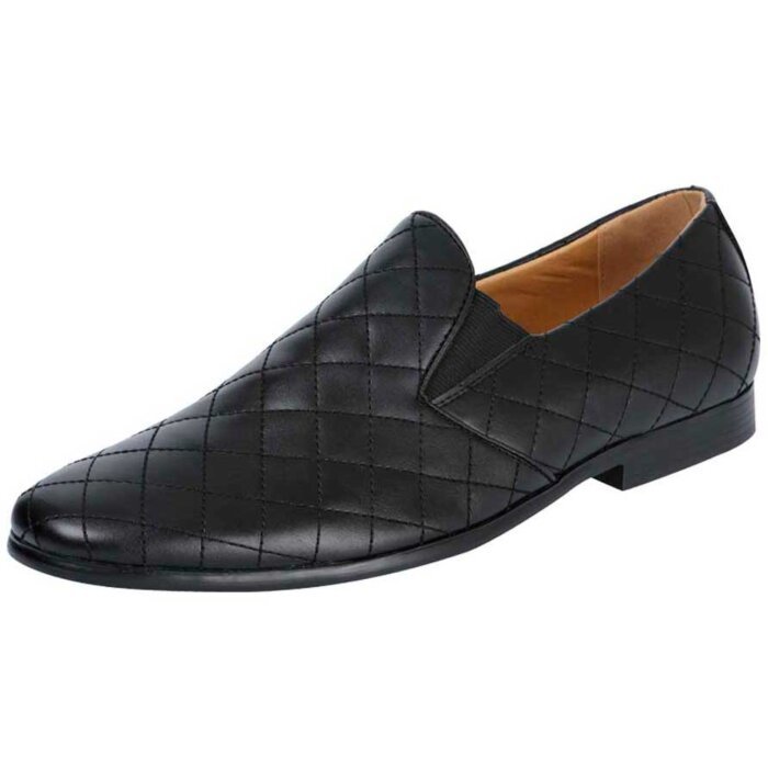 Zapatos Sintéticos Negros De Moda 41275
