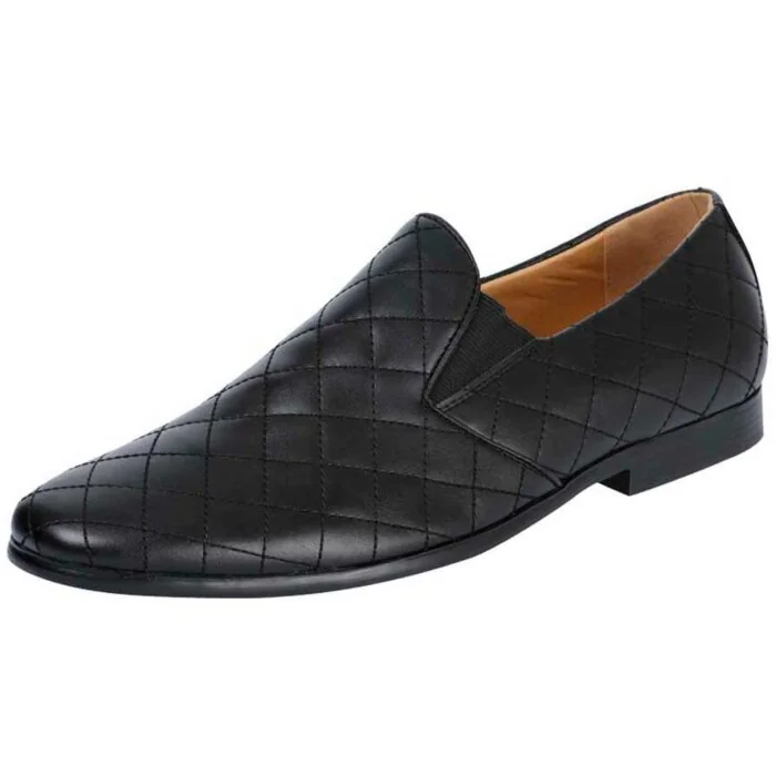 Zapatos Sintéticos Negros De Moda 41275