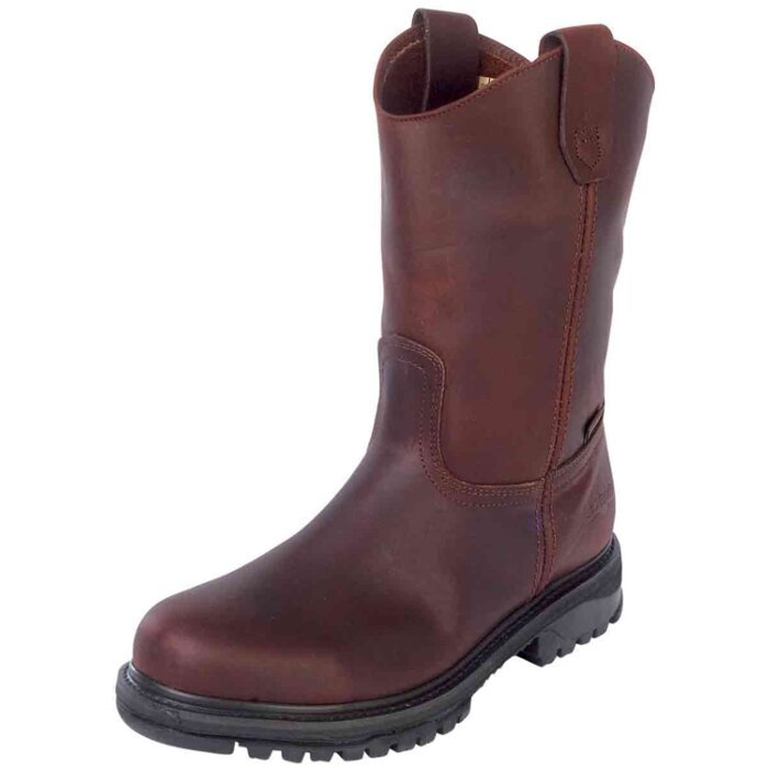 Botas de trabajo Establo 891-01 Piel Grasso Color Shedrón
