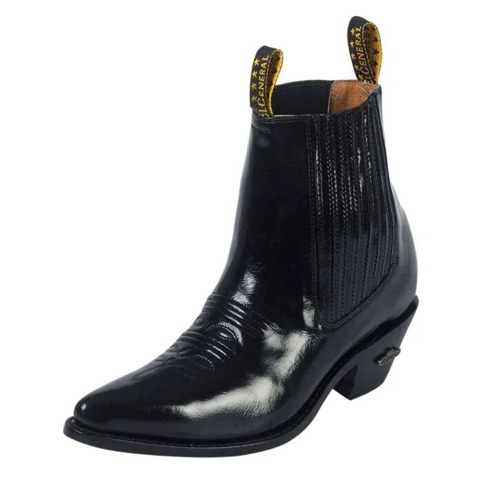 Botines Vaqueros Negros Camaleón El General 181