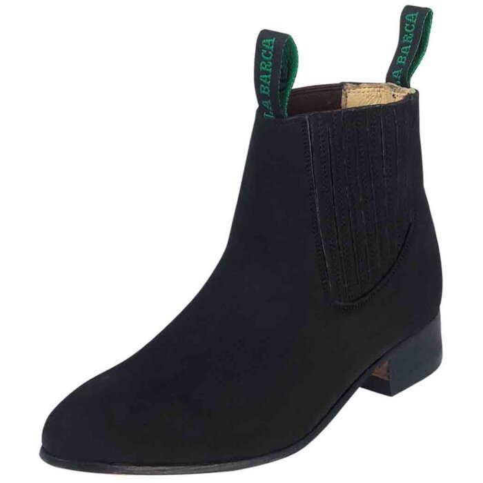 Botines Charros Negros La Barca 219 Nobuck
