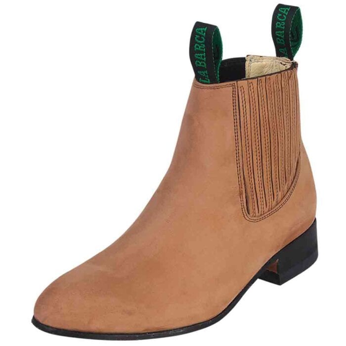 Botines Charros Color Topo La Barca 220 Nobuck