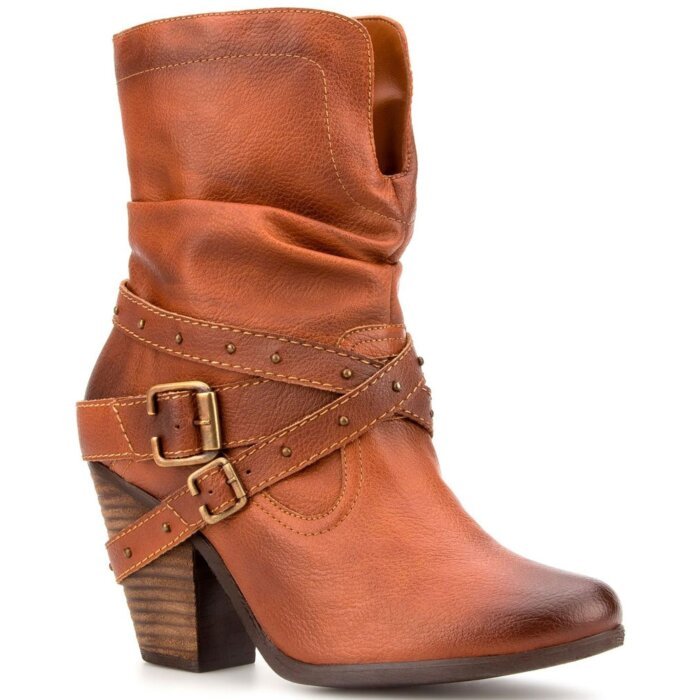 Botines Para Mujer Andrea 7150 Color Café