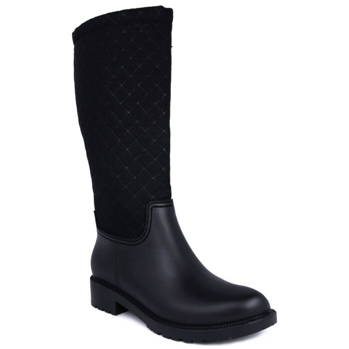 Bota Alta Para Mujer Andrea 2558 Color Negro