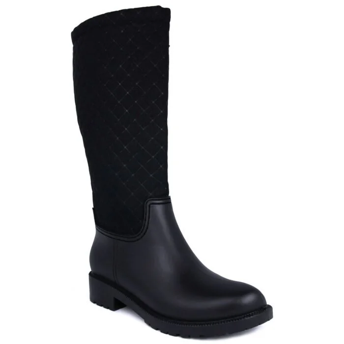 Bota Alta Para Mujer Andrea 2558 Color Negro