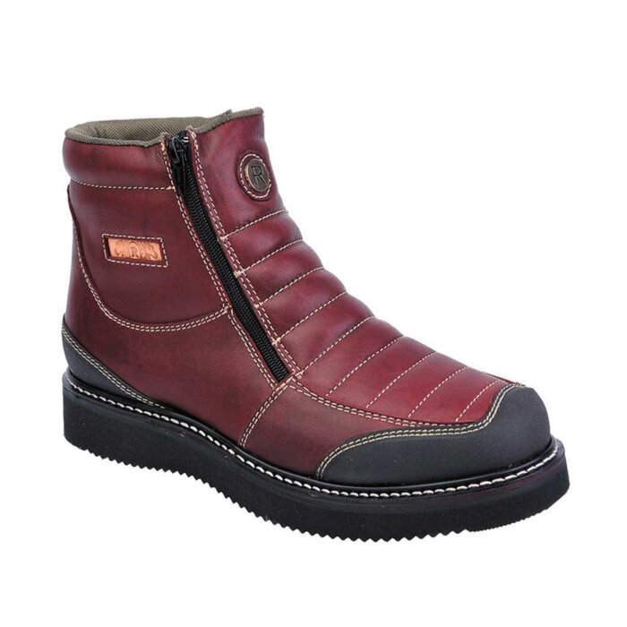 Botines De Trabajo Para Hombre Hammer 338 Color Vino