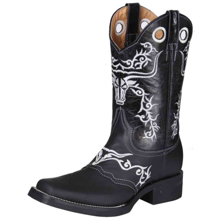 Bota Rodeo Bordado Toro El General 34313