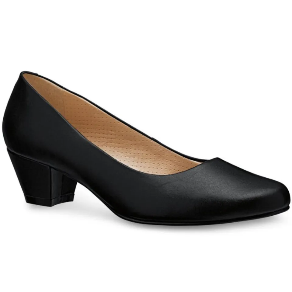 Zapatillas Negras Doble Ancho Andrea 4972