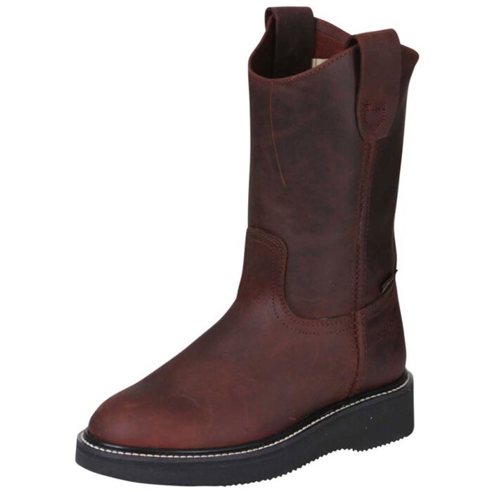 Bota Trabajo Establo Para Mujer 91476 Color Café