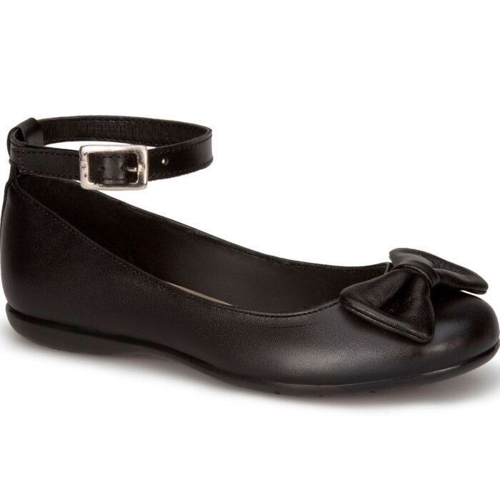 Zapato Tipo Escolar Para Niña Andrea 8624 Color Negro