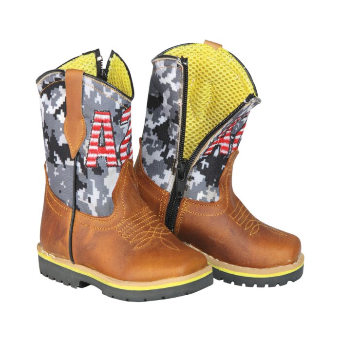 Botas Rodeo USA Para Bebé Niño Color Miel Jar Boots 126573