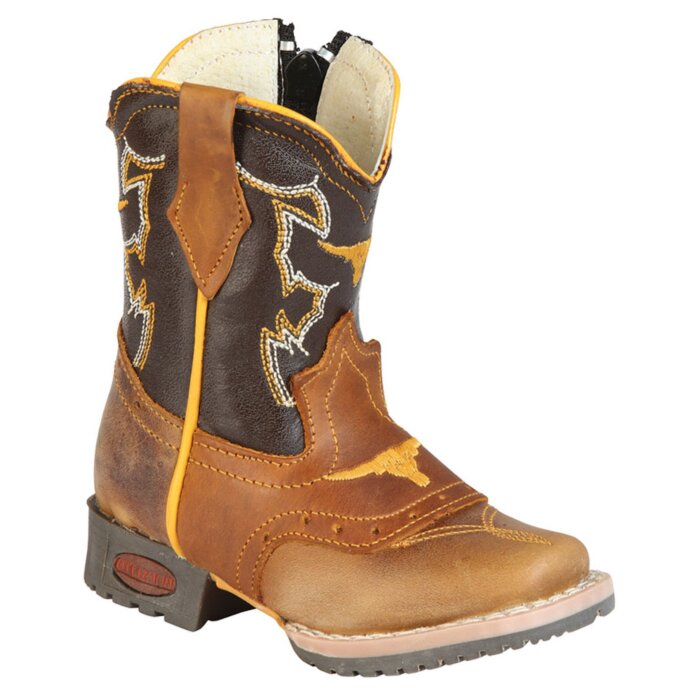 Botas Rodeo Ponchito Para Bebé Niño Miel Jar Boots 126574