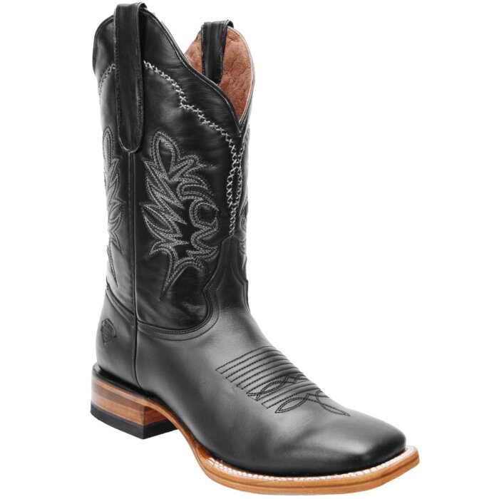 Botas Rodeo Piel Napa WD 11-335 Negras