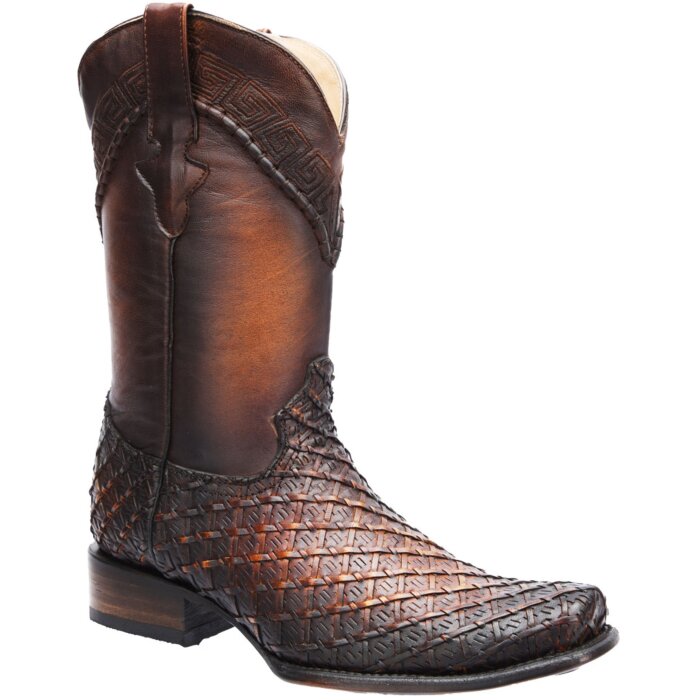 Botas Casuales White Diamonds Boots Trenzada Color Café 10-013