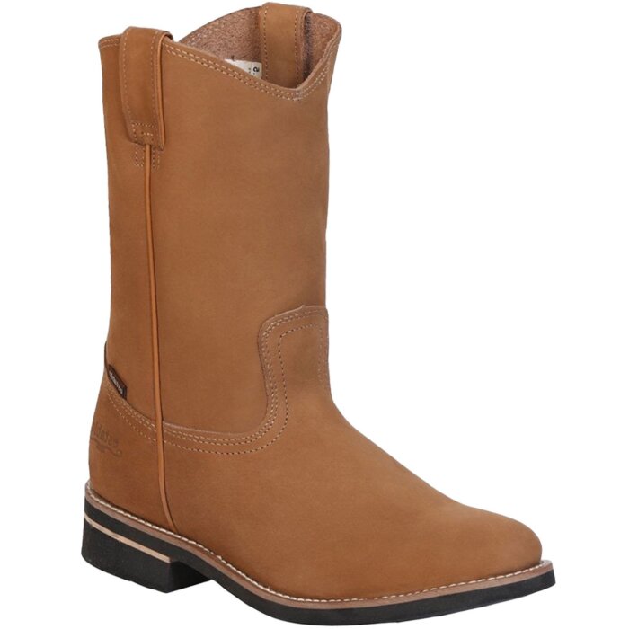 Botas De Trabajo Establo 303 Piel Nobuck Color Canela