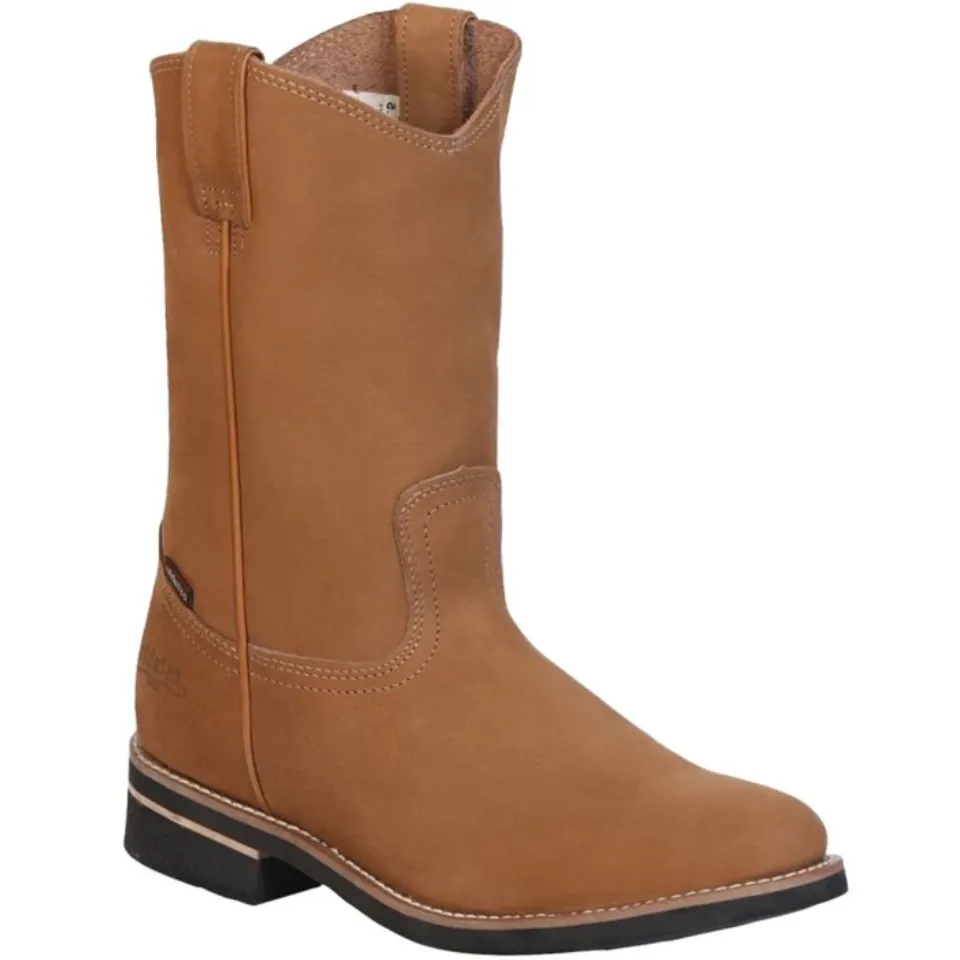 Botas De Trabajo Establo 303 Piel Nobuck Color Canela