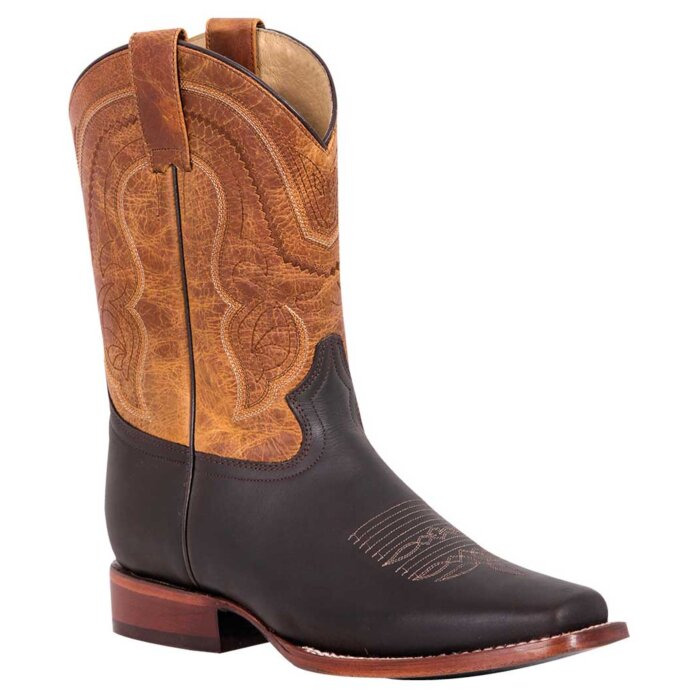 BOTAS RODEO EL GENERAL ATL-OI-38 PIEL BOVINO CRAZY COLOR CHOCOLATE
