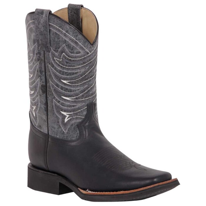 BOTAS RODEO EL GENERAL POLY-TX-40 PIEL BOVINO CRAZY COLOR NEGRO