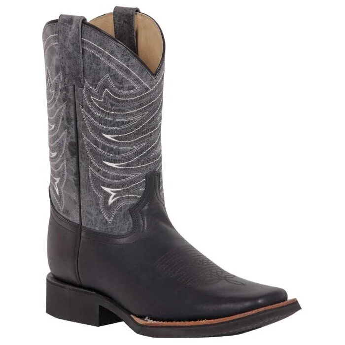 BOTAS RODEO EL GENERAL POLY-TX-40 PIEL BOVINO CRAZY COLOR NEGRO