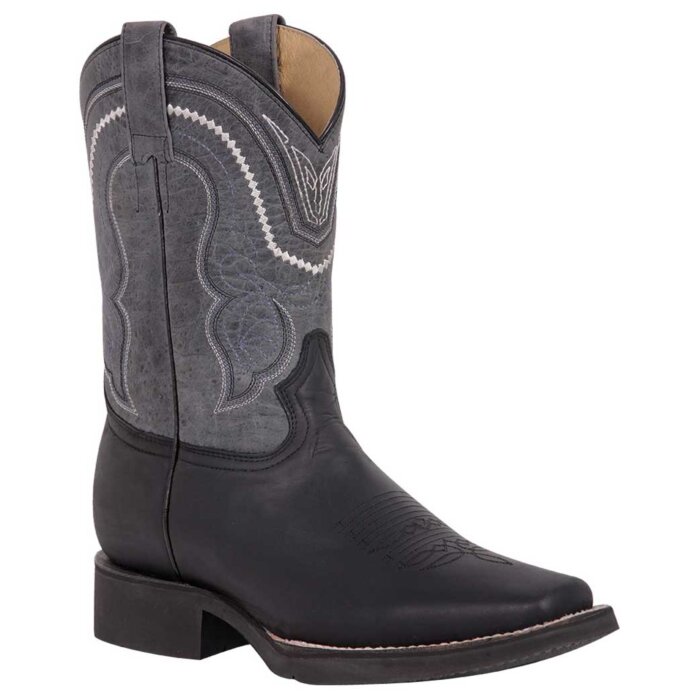 BOTAS RODEO EL GENERAL POLY-ATL-40 PIEL BOVINO CRAZY COLOR NEGRO