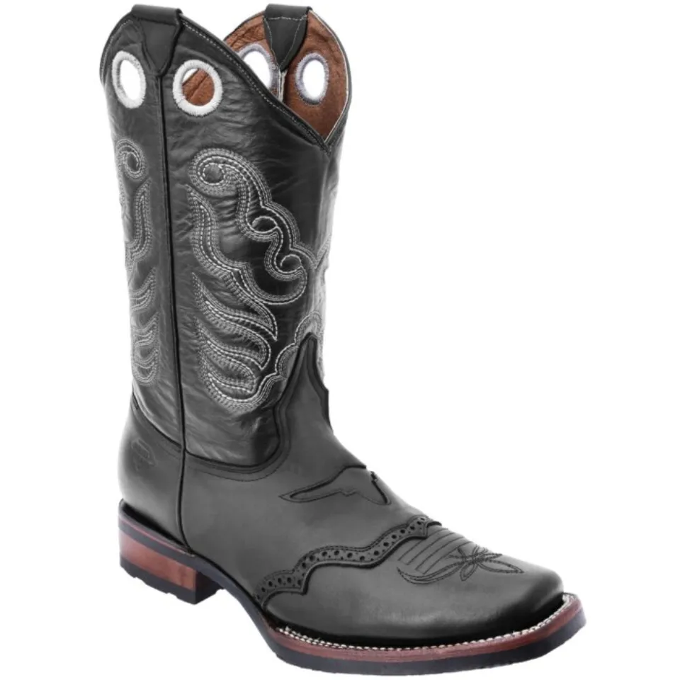 Botas Rodeo Negras Antifaz Torito WD 11-324
