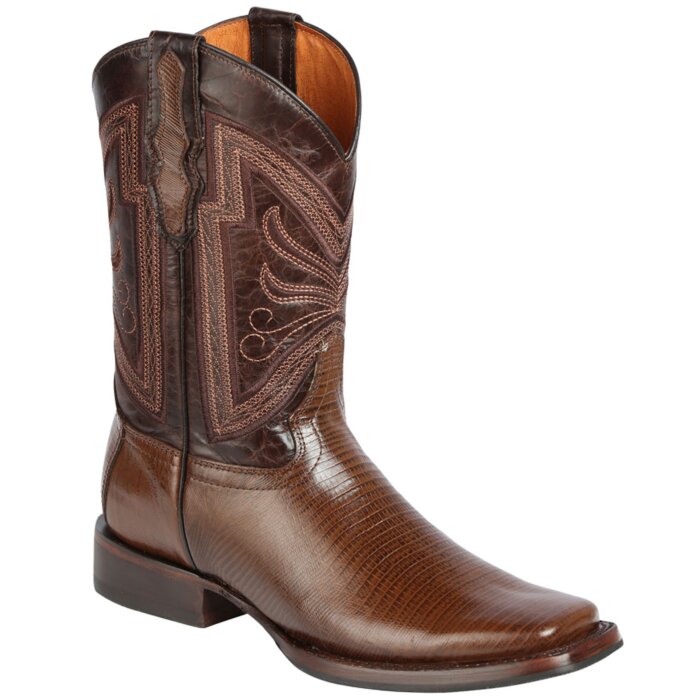 Botas Rodeo Grabado Lizard Color Café El General 44674