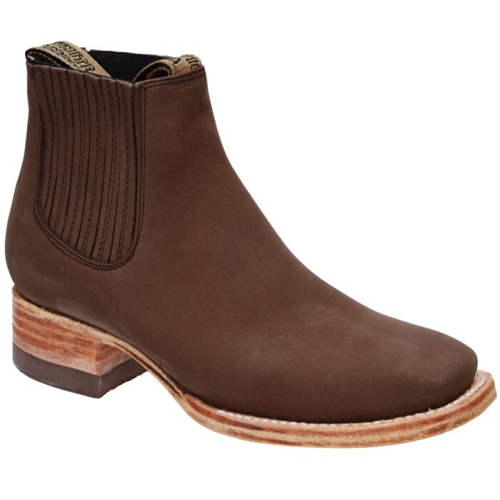 Botines Rodeo Para Joven Nobuck Nevada Color Café WD 11-344