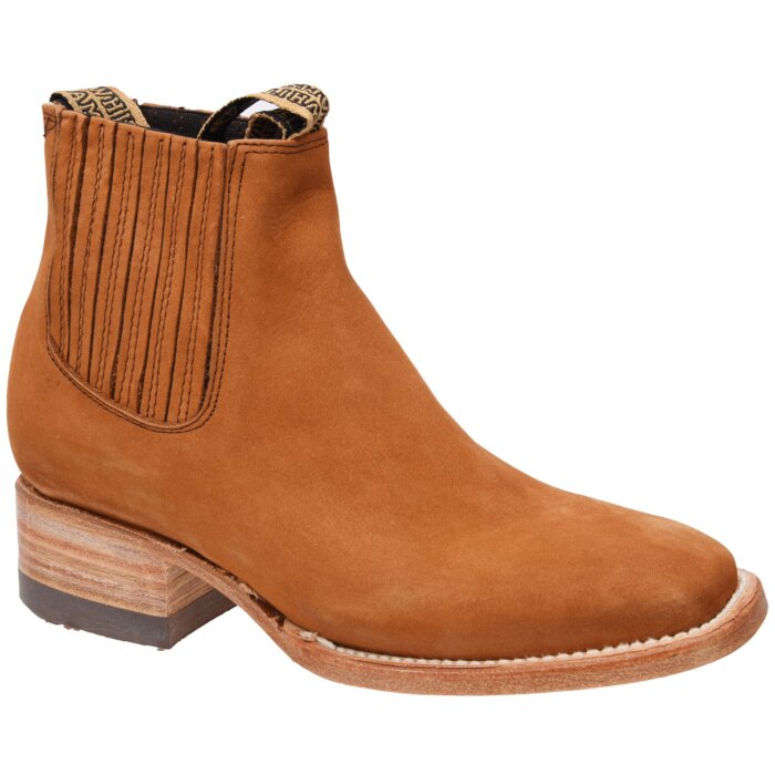 Botines Rodeo Para Joven Nobuck Nevada Color Tabaco WD 11-345