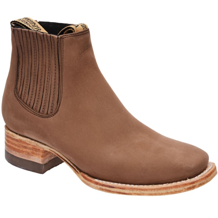 Botines Rodeo Nevada Para Joven Nobuck Color Nogal WD 11-346