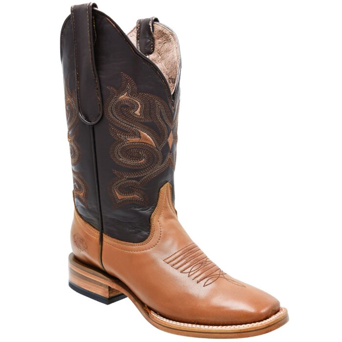 Bota Rodeo Para Mujer Piel Napa Color Oro WD 11-505