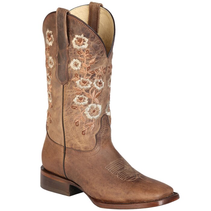 Bota Rodeo Para Mujer Alazán Color Orix Centenario 51231