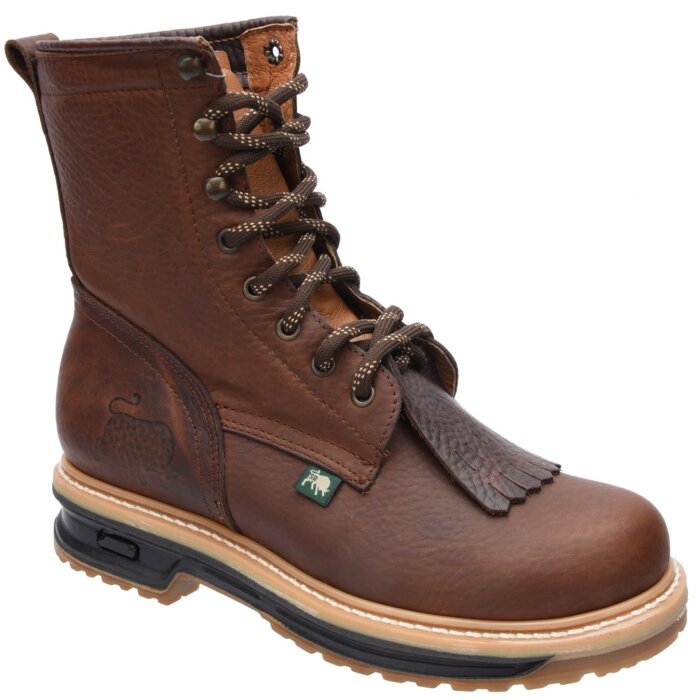 Botas De Trabajo Lace Up SB564 Color Ocre Suela Heavy-Duty