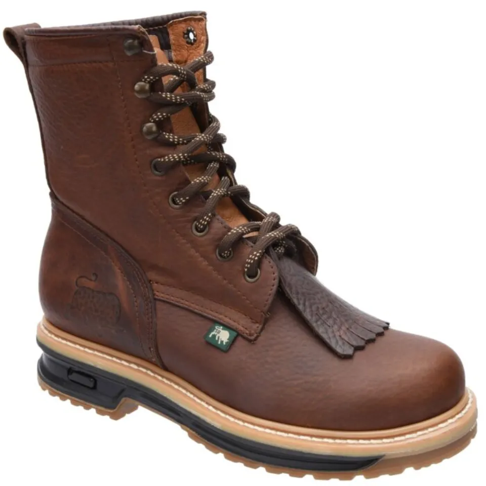 Botas De Trabajo Lace Up SB564 Color Ocre Suela Heavy-Duty