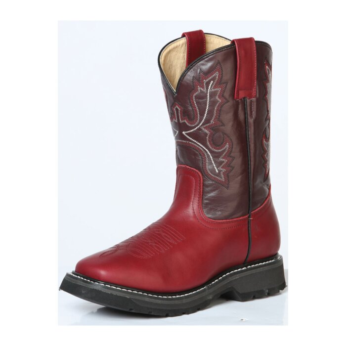 Botas De Trabajo Grasso El General 43376 Color Vino
