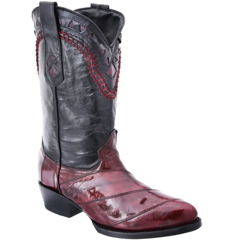 Botas Vaqueras Anguila Color Vino WD 11-222