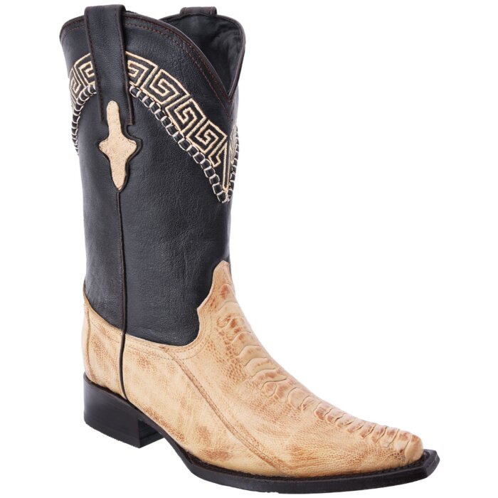Botas Vaqueras Pata Avestruz De Hombre WD 11-048 Color Orix