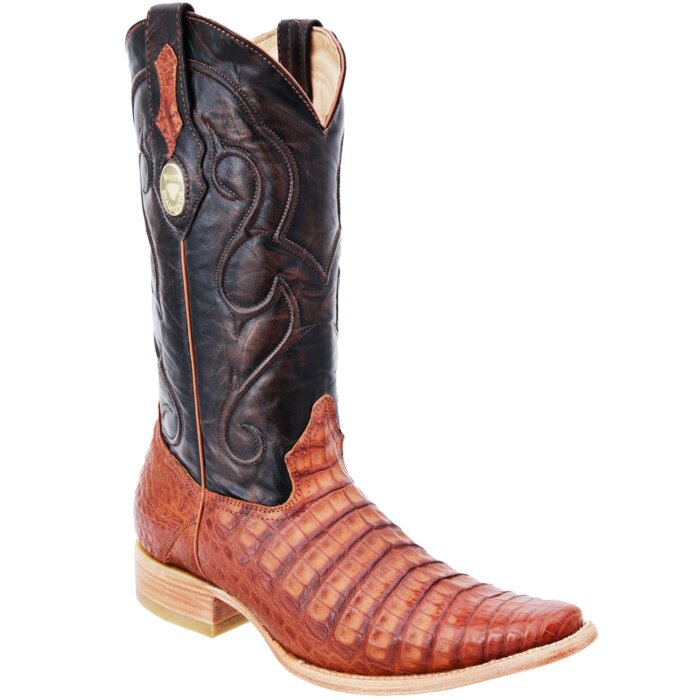 Botas Piel De Cocodrilo Belly Color Cognac 400 WD 11-147
