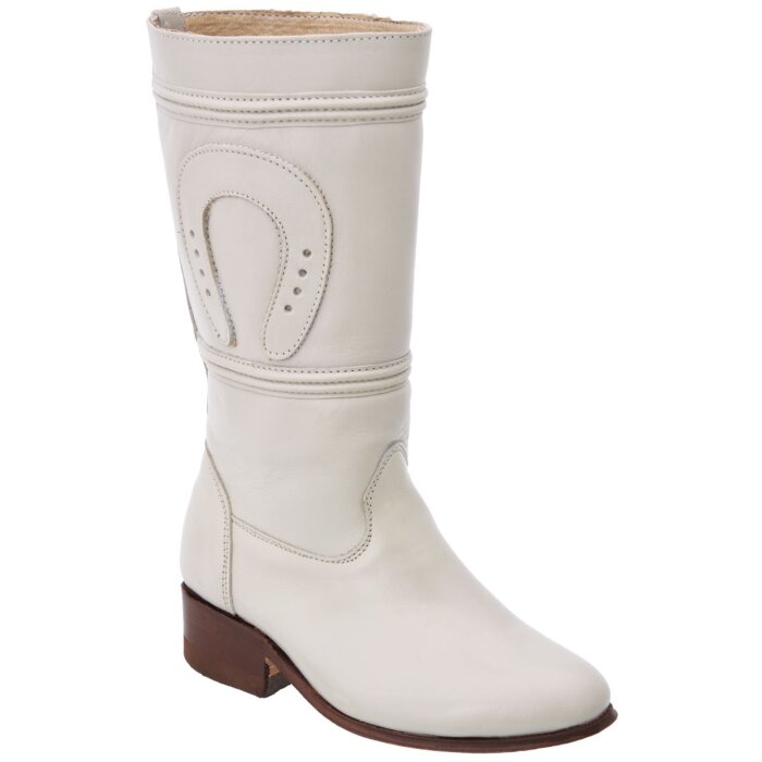 Botas Para Niña Escaramuza Napa Hueso WD 11-359