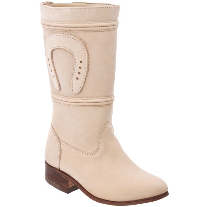 Botas Escaramuza Para Niña Piel Nobuck Color Tortola WD 11-356
