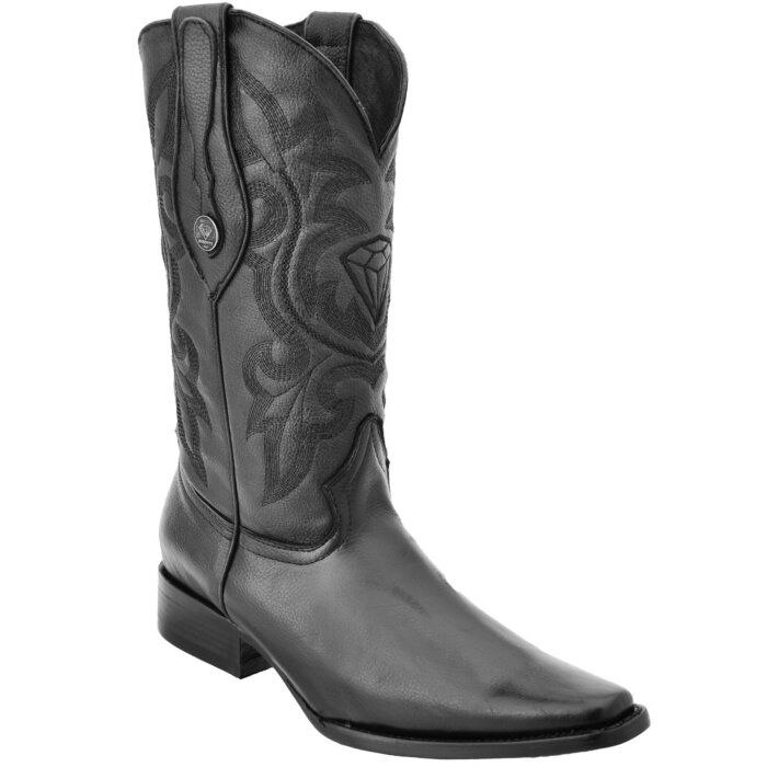 Botas Vaqueras Imitación Venado Negro WD 11-169