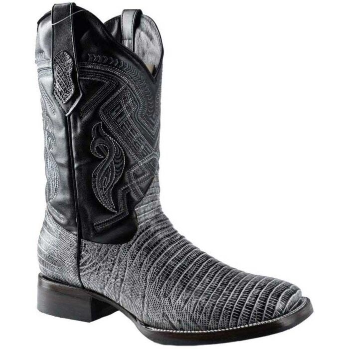 Joe Boots 713 Negro Rodeo Imitación Lizard
