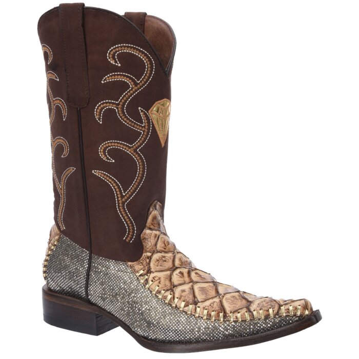 Men's Monster Fish Clon Leather Western Boots Orix WD 11-102