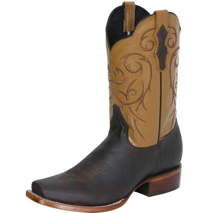 BOTAS RODEO EL SEÑOR DE LOS CIELOS SR-18-40 PIEL CRAZY COLOR CHOCO