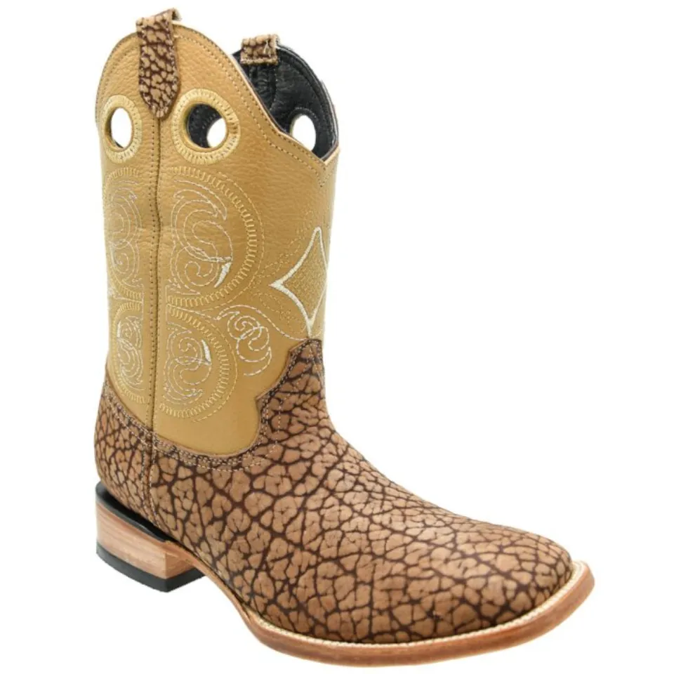 Botas Rodeo Piel Cuello De Toro Color Orix WD 11-288