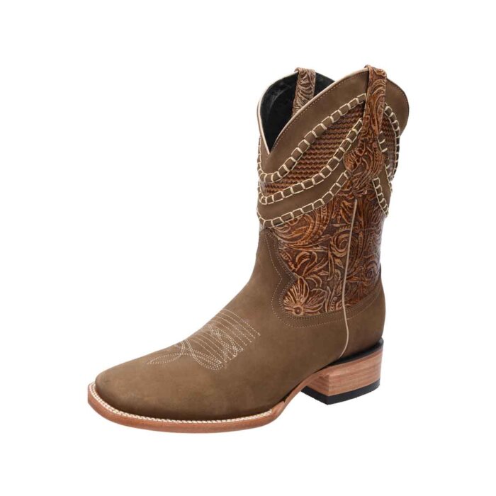 Botas Rodeo White Diamonds Boots 10-319 Orix Nobuck