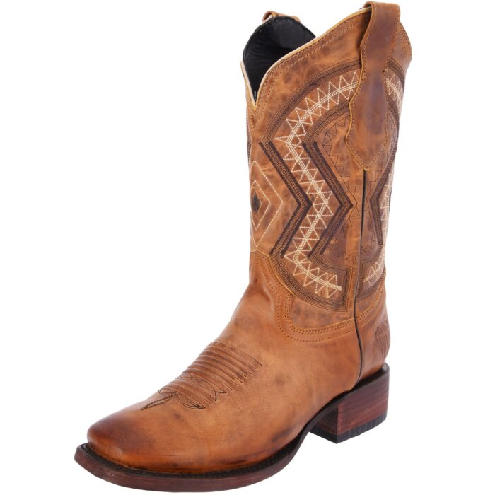 Botas Rodeo Piel Napa Color Miel WD 11-342