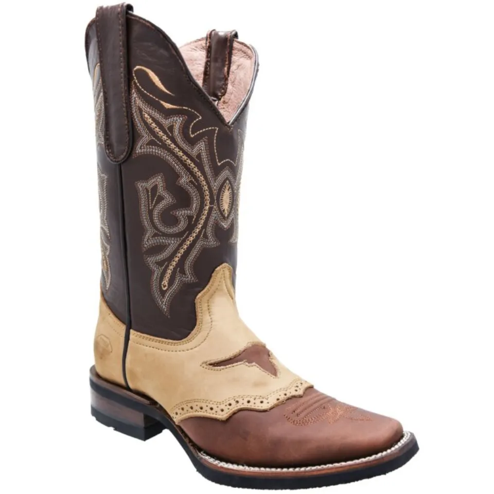 Botas Rodeo Para Dama En Color Café WD 11-520