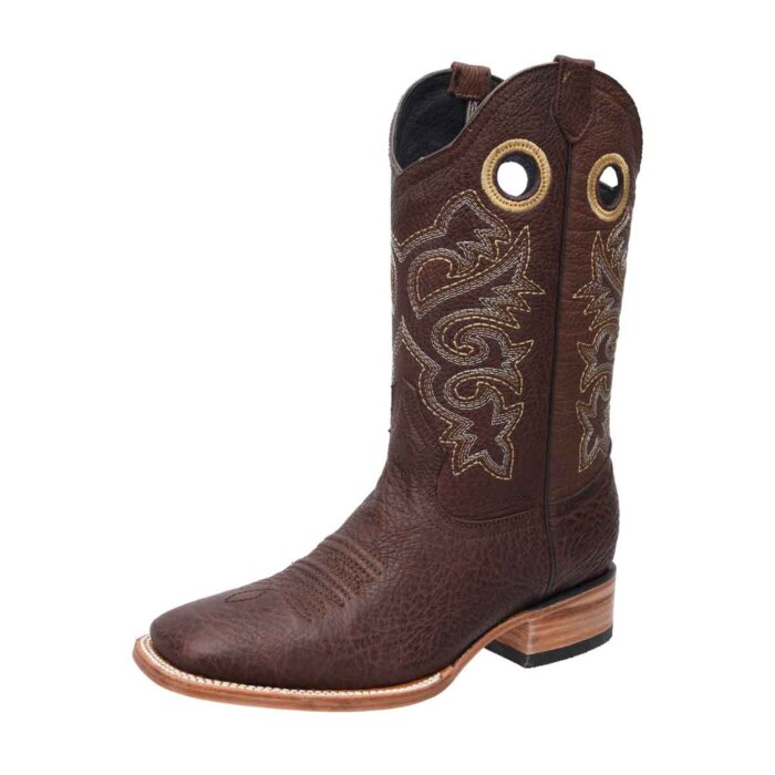 Botas Rodeo Americana White Diamonds Boots 10-305 Café