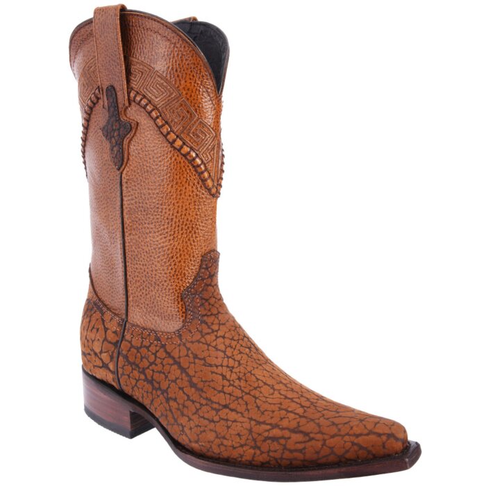 Bota Vaqueras Horma 3X Cuello De Toro Color Miel WD 11-085